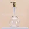 Botella Esférica de Loción de Fábrica de 350ml, Botella para Producto de Cuidado de la Piel de Alta Gama, Botella Dispensadora de Artículos de Tocador para Baño de Hotel de Alta Gama