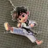 Colgante acrílico para mochila de anime Conan estudiante, llavero, caricatura, para fans más jóvenes, parejas, colegas y amigos