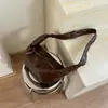 Shuai Mijia 2026 Verão Nova Bolsa de Alta Qualidade Feminina Grande Capacidade Bolsa de Ombro Único Feminina Estilo Coreano Tendência Retro Bolsa de Bolinho