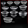 Caixa de Almoço Descartável Redonda 2500ml, Tigela Grande para Levar com Lagosta, Tigela para Embalagem, Caixa para Fast Food, Tigela para Sopa de Hot Pot