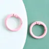 Anillo de Resorte de Aleación de Zinc Pintado de Colores 23 mm Hebilla de Resorte Redonda Anillo de Llavero Accesorios para Joyería DIY Venta al por Mayor