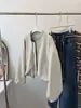 Jaqueta Baseball Cropped Gola Alta Estilo Coreano Feminina Outono 2026 Nova Solta Versátil Casual Jaqueta Petite