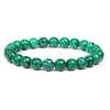 Pulsera de Cristal Natural Cristal Blanco Obsidiana Luz de Luna Turquesa Blanca Ojo de Tigre Lapislázuli Lapislázuli Pulsera Elástica con Cuentas