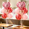 Decoraciones del Día de San Valentín Chino, globos de mesa, accesorios para crear un ambiente festivo y un sentido de ceremonia en centros comerciales y joyerías