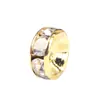 Cuentas de Pedrería Espaciador de Perlas Anillo Espaciador de Taladro Arandela Colorida DIY Joyería Joyería Hecha a Mano Pulsera Material de Cuentas