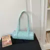 Bolsa Feminina de Couro PU com Bolinhas Estilo Francês 2026 Tendência Bolsa de Mão Simples com Temperamento Bolsa de Ombro Único Transversal para o Dia a Dia