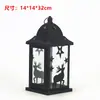 Suporte de Vela Retrô Europeu Lanterna à Prova de Vento Arte em Ferro Oca de Chão Mini Lanterna Estilo Casa Americana Ornamento de Iluminação para Caminho de Pátio