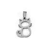 Colgante de cadera transfronterizo con un diseño lindo y juguetón. Acero inoxidable, bañado en oro de 18 quilates, accesorios de colgantes para joyería DIY, venta al por mayor y personalizable