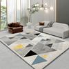 Alfombra Geométrica Simple Popular de Internet Moderna Sala de Estar Alfombra para Mesa de Centro Manta para Dormitorio Junto a la Cama Nórdica ins Abstracta Casa de Familia Alfombra de Piso