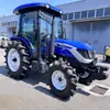 Tractor Lovol 504, válvula multiway de doble presión, tractor de cuatro ruedas motrices de 50 caballos de fuerza para arar y transportar en tierras de cultivo