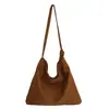 Bolsa Tote Plegada de Gran Capacidad para Mujer 2025 Otoño Nuevo Retro de Gama Alta Casual Versátil Bolso de Hombro Único