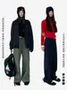 Pantalones Softshell Repelentes al Agua Nan Tao [Paseo Nocturno] para Mujer Otoño Invierno Exteriores Cortavientos Holgados Adelgazantes Casuales de Pierna Recta