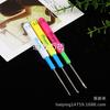 C 645090 Mango Lata Desmontable Tipo Funda de Bolígrafo Cabeza Única Mango de Plástico Ganchillo Hecho a Mano Ganchillo Herramienta de Tejido DIY