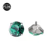 Pendientes de Aleación de Titanio con Circonita de 6 mm con Brillantes Tachuelas para Labios y Cabezales de Repuesto para Tachuelas de Cartílago de Oreja de 0.9 mm