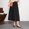 Falda de pastel estilo commuter suave hecha a medida, ligera y versátil para salidas diarias, elegante y adelgazante, vintage y pura