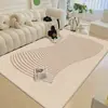 Alfombra de Imitación Cachemir de Lujo Ligero de Gama Alta para Sala de Estar, Resistente a Manchas y Fácil de Cuidar, Alfombra para el Hogar, Dormitorio, Antideslizante de Otoño e Invierno al por Mayor