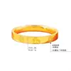 Hazte Rico al Instante con Este Anillo de Acero de Titanio de Lujo Ligero. Buena Suerte y Riqueza en el Año del Caballo. Anillo Elegante y de Moda Chapado en Oro de 18 Quilates para Hombres y Mujeres