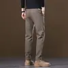 Calças Casuais Masculinas Entrevista Outono Estilo Coreano Calças Leves Business Casual Calças Masculinas de Perna Reta Pequenas Calças Casuais Slim Fit