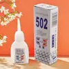 Cola Zhongjia 502 para Escritório Secagem Rápida Adesivo Instantâneo Agente de Soldagem Cola Macia para Uso Doméstico Plástico Metal Reparo de Sapatos