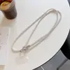 Funda de Teléfono de Lujo de Moda con Acentos de Diamante, Correa para el Cuello, Correa Cruzada, Portátil, Resistente a Golpes, Cadena Versátil de Bolso de Moda