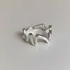Anillos de Estrella de Capas de Alta Gama para Mujer, Anillos Abiertos Modernos y Versátiles con Líneas Geométricas, Anillos Creativos para el Dedo Índice