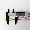 Tapón de Cobre en Forma de U Inserto de Horquilla de Cableado en Forma de U Cable de Prueba de Conexión de Experimento de Circuito Eléctrico Físico Apertura de 6 mm