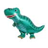 Fábrica por atacado tema de festa de dinossauro balão decorativo de filme de alumínio tiranossauro raptor dragão de pescoço longo balão de folha de alumínio