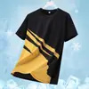 Direto do Fabricante2026 Novo Modelo Camiseta Manga Curta Gola Redonda para Homens, Top Casual Respirável de Meia-Manga