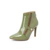 Botas de Mujer Europeas y Americanas Puntiagudas de Tacón Fino Otoño e Invierno Botines de Tacón Alto T627