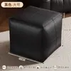 Puf de Couro de Luxo Leve Sofá Preguiçoso Futon Tatame Assento Banqueta Preguiçosa Banqueta para Trocar Sapatos Sala de Estar Quarto Janela de Canto Banqueta para Pés