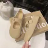 Sapatos Birkenstock de Salto Baixo Quadrado Estilo Francês para Mulheres, Novos Mocassins Mary Jane de Verão e Outono 2026, Sapatos Birkenstock Fofos e Peculiares para Mulheres
