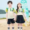 Uniformes Escolares Primarios, Trajes de Verano de Manga Corta para Niños y Niñas, Uniformes de Jardín de Infancia, Uniformes Unificados de Clase para Maestros, Trajes Deportivos