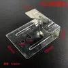 Pieza Colgante Móvil de Vidrio Gancho para Espejo de Baño Gancho Adhesivo para Panel Trasero Pieza de Fijación Gancho de Cola de Milano Accesorios de Marco Redondo de Aleación de Aluminio