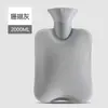 Bolsa de agua caliente de imitación de piel de conejo calentador de manos para inyección de agua calentador de manos invierno calor duradero gran capacidad PVC conveniente bolsa de agua caliente