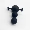 Qianbaiqu Sm Bola Oral Tapón Bucal Sexy con Agujeros Grande, Mediano y Pequeño Tapón Bucal de Silicona Completa y Grilletes Juguete Sexual para Adultos