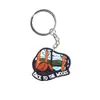 Llaveros, Bolsas, Colgantes de Joyería, Pequeños Regalos Serie de Dibujos Animados Transfronterizos al por Mayor Accesorios para Llaves de Goma Suave de PVC