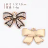 Accesorios para Lazo Colgante Creativo Punto Único para Colgar Diamante con Aceite Goteando Accesorios de Joyería de Aleación Aretes Pulsera Collar DIY Lote