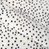 Estampado de luciérnagas, pelo alto-bajo, lunares pequeños, tela de felpa de una sola cara, adecuada para bufandas, muñecas y textiles para el hogar