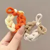 Diadema Trenzada de Gama Alta para Mujer, Diadema de Alta Elasticidad y Duradera, Funda de Cuero para Coleta Alta, Cuerda para el Cabello, Goma Elástica de Moda para el Cabello