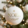 Venda Direta da Fábrica de Bolas de Natal com Logo Impresso em Vários Tamanhos com Padrões Impressos, Bolas de Plástico, Enfeites Pendurados para Decoração de Natal