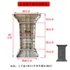 Molde para Maceta de Flor de Acero y Plástico ABS Engrosado, Molde de Cemento para Barandillas de Balcón, Molde de Columna Cuadrada, Molde de Columna Romana para Proyectos de Ingeniería