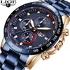 Reloj de Cuarzo Multifuncional Impermeable para Hombre Lige/Lige