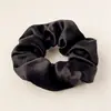 Scrunchie de Cetim Cristal Retro Cor Sólida Elástico para Cabelo Faixa de Cabeça Elástico Cruzado Europeu e Americano Acessórios de Cabelo Amazon