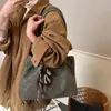 Bolsa Tote Retrô para o Trabalho Feminina 2025 Nova Inverno Alta Qualidade Mais Fácil de Combinar Bolsa de Ombro Grande Capacidade Bolsa de Mão
