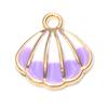 Mixto 24 morado lindo caricatura aleación de aceite lazo luna colgante colgante accesorios de joyería diy