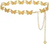Cadena de Cintura de Aleación de Zinc Transfronteriza para Mujer Cadena Metálica Cinturón Decorativo Bohemio Retro para Vestido Venta al por Mayor