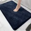 Suministro exclusivo transfronterizo de alfombrillas de baño de felpa de pelo largo altamente absorbentes, alfombrillas antideslizantes para inodoro, alfombrillas para pies de dormitorio y alfombrillas resistentes a la suciedad para puerta de entrada