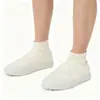Cobre-Sapatos de Látex Espessos Resistentes ao Desgaste, Impermeáveis e Antiderrapantes de Cano Médio para Homens e Mulheres, Embalados Individualmente, Cobre-Sapatos de Chuva Portáteis para Exterior