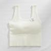 Sutiã feminino de camisola no início da primavera sem anéis de aço Tubo superior envolto no peito com almofada no peito para mulheres