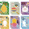 Adesivo de Coelho de Páscoa Amazon Transfronteiriço, Quebra-Cabeça, Manual de Adesivos DIY, Desenho Animado Infantil, Adesivo Criativo